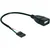 Delock USB 2.0 priključni kabel [1x USB 2.0 vtič interno. - 1x USB2.0 vtič] 0,20 m črn Delock