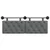 vidaXL Visoki naslon za glavo Temno siva 150 x 55 x 7 cm blago