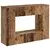 Konzolna stolica Prugasti Staro drvo 101 x 29 x 74 cm