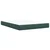Vidaxl Box spring postelja z vzmetnico temno zelena 160x200 cm žamet