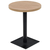 Okrugli stol za bistro od MDF-a i čelika 60 x 75 cm boja hrasta