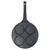 Northix Granitna ponev za jajca 4 luknje BLACK LINE 26 cm