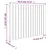 Vidaxl vidaXL Vzglavje postelje 95,5x3x60 cm borov les