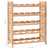 Stalak za vino za 25 boca od masivne orahovine 63 x 25 x 73 cm