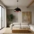 Brilagi - LED luster na sajli METALO 1xE27/40W/230V prečnik 40 cm crna/bakarna