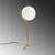 Opviq Stona lampa Luminar-14161, 35x30x52 cm, IP20, Zlatne boje