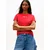Tommy Jeans Majica ESSENTIAL rdeča