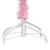 Umjetno osvijetljeno božićno drvce s kuglicama rozo 210 cm PVC
