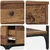 Konzolna stolica Staro drvo 75 x 34,5 x 75 cm Konstruirano drvo