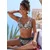 LASCANA Bikini zgornji del  kremna / rjava / črna