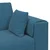 Sofa Plava 250 x 77 x 76 cm Baršun