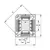 Podnožje PLCC44 SMD