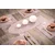 Oval table runner, 33 x 70 cm, Togo, Mauve - Tiseco