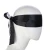 LateToBed BDSM Line Satin Blindfold Black-White