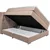Carryhome POSTELJA BOXSPRING 140 cm x 200 cm , tekstil svetlo rjava