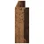 Polica za časopise s policom 2 pcs Staro drvo 100 x 12 x 30 cm