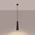 Sollux SL.1355 - Luster na sajli ELECTRA 1xGU10/10W/230V beton/crna
