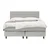 Boxspring Krevet Primo 160/200 cm , siva