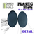 Plastic Oval Base 90x52mm- PACKx6