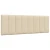 vidaXL Posteljni okvir brez vzmetnice Hanko krem 120x200 cm blago