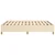 Vidaxl Posteljni okvir brez vzmetnice krem 140x190 cm blago