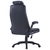 vidaXL Podesiva uredska okretna stolica od umjetne kože crna