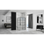Tuš kabina Rea Molier Black 110x90