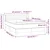 Vidaxl Box spring postelja z vzmetnico temno modra 140x190cm žamet
