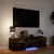 TV ormarić s LED rasvjetom Dimljeni Hrast 140 x 34 x 40 cm