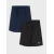 Sinsay - Komplet od 2 para kratkih pantalona Active - crno