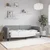 Vidaxl Raztegljiva postelja svetlo siva 90x200 cm blago