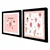 Wallity slika 2P3333SCT-010, 2 dijela, 33 x 68 cm