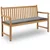 Jastuk za vrtnu klupu sivi 150x50x4 cm od tkanine Oxford