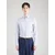 Calvin Klein Srajca  pastelno modra / temno siva