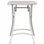 Bistro Stol Bež 55 x 55 x 72,5 cm Čelik s prahom