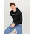 JACK & JONES Majica  črna / bela