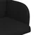 Trpezarijske stolice 4 pcs Tkanina Crna 60 x 56 x 96 cm