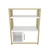 Conceptum Hypnose Polica 60?x80x29,6cm Belo-Zlatna
