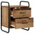 vidaXL Viseca nočna omarica 2 kos Star les 40 x 30 x 50 cm