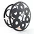 Hanah Home dekorativni metalni stalak za vino Vin Hld-3014, crni / prirodno drvo