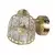 Zidna lampa ZAHARA 1xE27/10W/230V zlatna