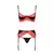 Ženski sexy erotski set veša Odina, Crveno-crni