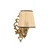 Opviq Zidna lampa Lily Coral, 15x10x13cm, IP20, Bež-zlatna boje