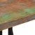 Barski stol 55 x 55 x 107 cm masivno obnovljeno drvo i željezo