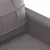 2-dijelni set sofa s jastucima sivi od umjetne kože