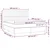Vidaxl Box spring postelja z vzmetnico modra 160x200 cm blago
