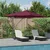 Suncobran S LED lampica Bordeaux Crvena 352 x 251 x 265 cm