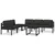Modularna kutna sofa s jastucima 1 kom aluminijska antracit