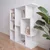 Hanah Home polica za knjige Yegane, 70,9 cm, bela