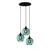 Opviq Luster Benek-20-14322, 44x44x120, IP20, Crno-plavi